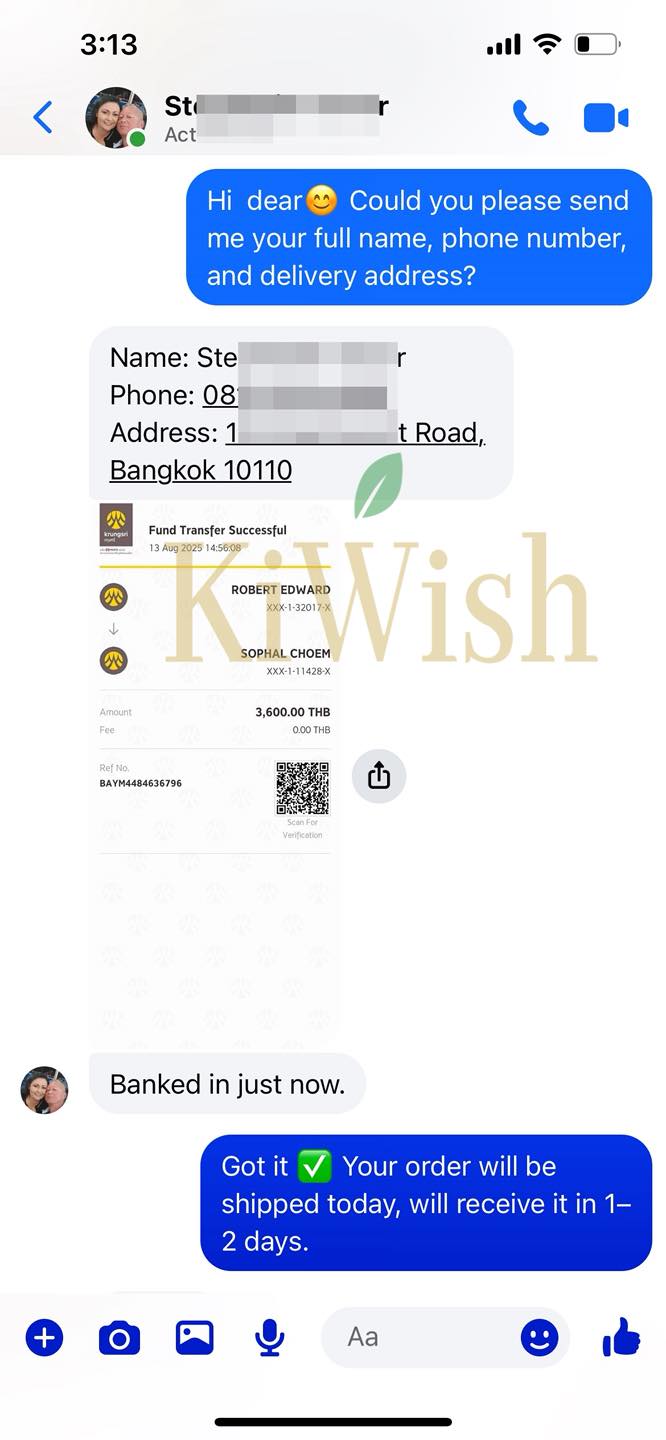 KiWish Customer Testimonial 16